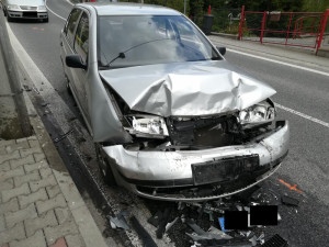 Foto z místa nehody