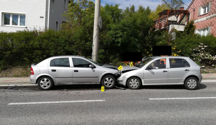 Foto z místa nehody