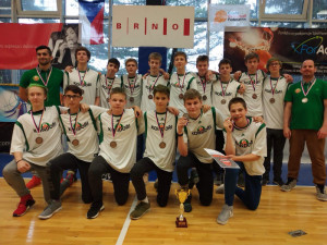 Starší žáci basketbalových Kondorů vezou bronzové medaile z Mistrovství České republiky