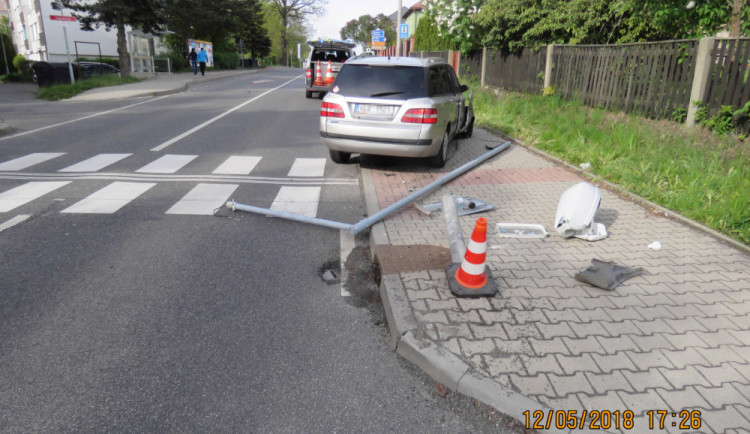 Foto z místa nehody