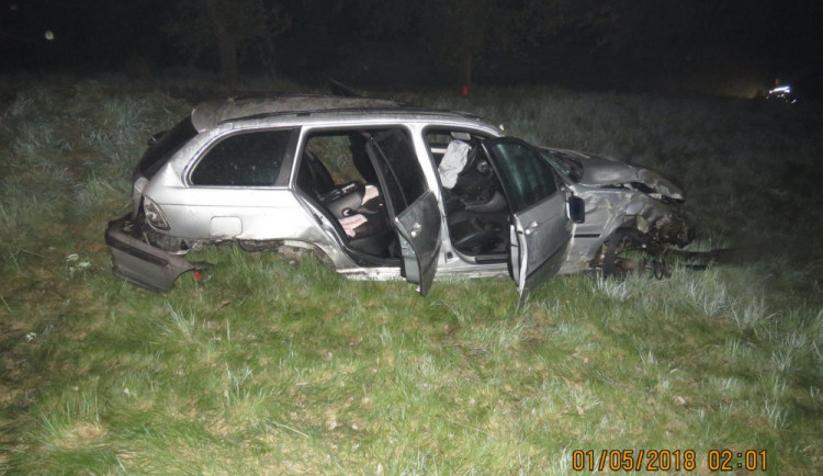 Foto z místa nehody