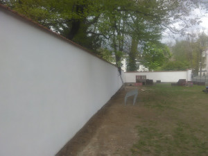 Opravené zdi dodaly parčíku úplně nový vzhled.