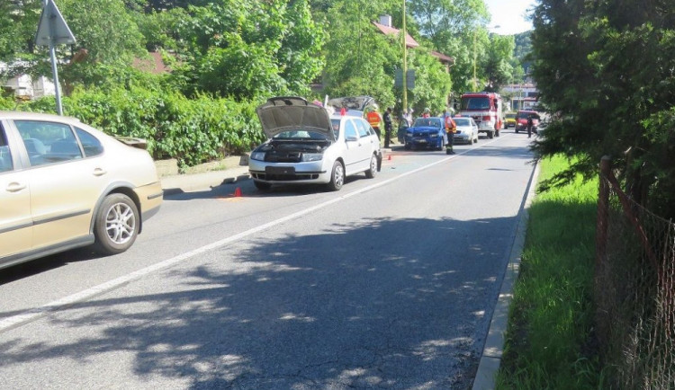 Snímek z místa nehody