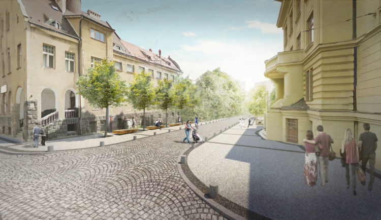 Jako první začne úprava křižovatky u bývalých lázní.