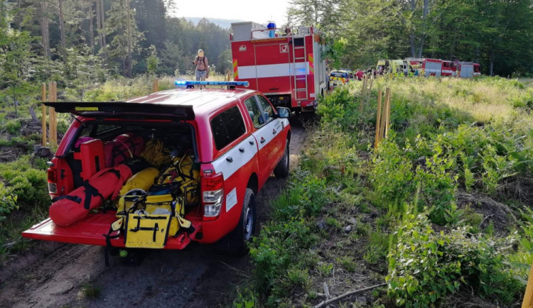 Zásah v těžko přístupném terénu