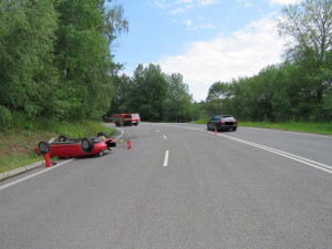 Foto z místa nehody.