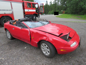 Foto z místa nehody.