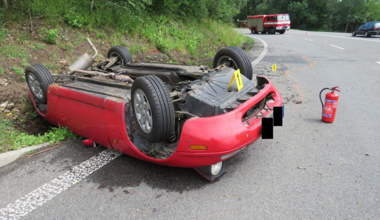 Foto z místa nehody.