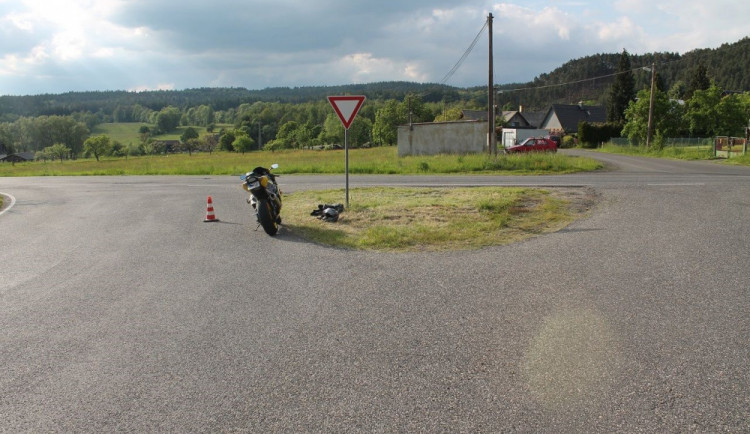 Foto z místa nehody.