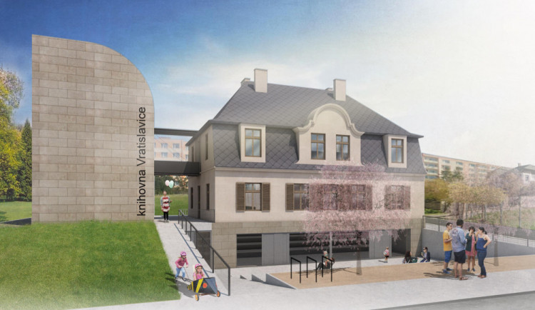 Plánovaná podoba Spolkového domu ve Vratislavicích.