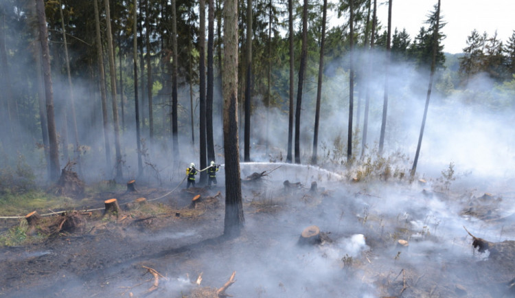 Požár ve Studenci.