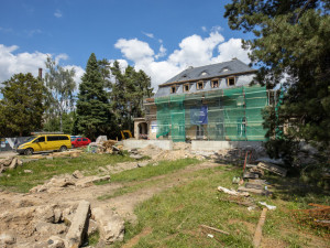 Schubertova vila v Hrádku nad Nisou prochází kompletní rekonstrukcí.