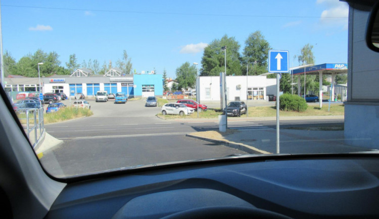 Nový výjezd z Rýnovky v Jablonci.