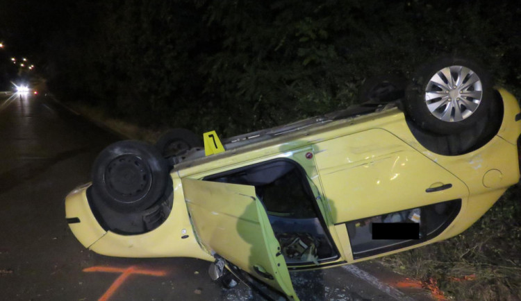 Foto z místa nehody