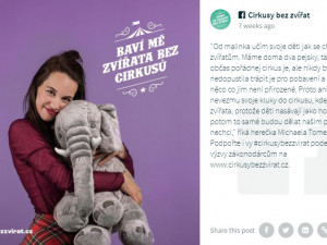 Do kampaně Cirkusy bez zvířat se zapojila i celá řada osobností.