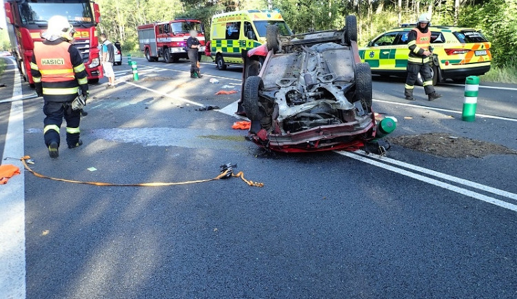 Foto z místa nehody