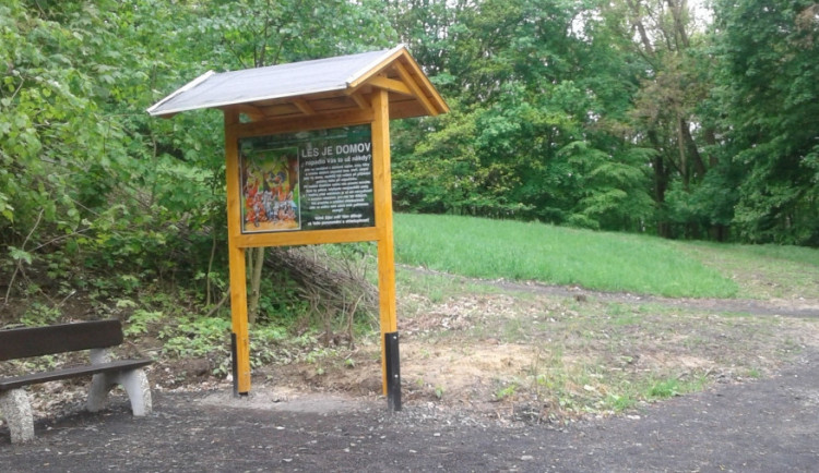 Stezku k vyhlídce Hůrka lemují nové informační cedule.