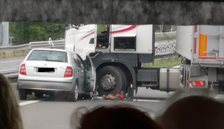 Foto z místa nehody