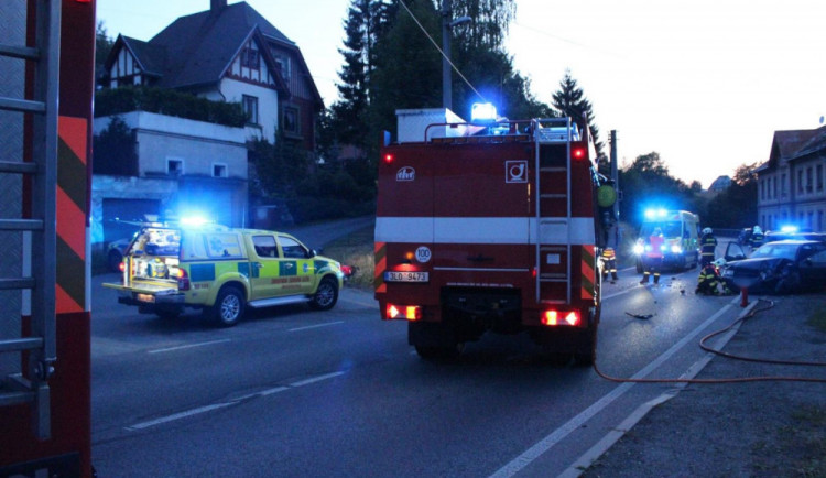 Nehoda ve Srmžovce.