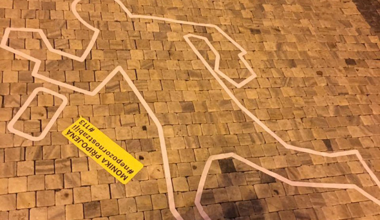 Takové obrysy můžete najít nyní po Liberci.