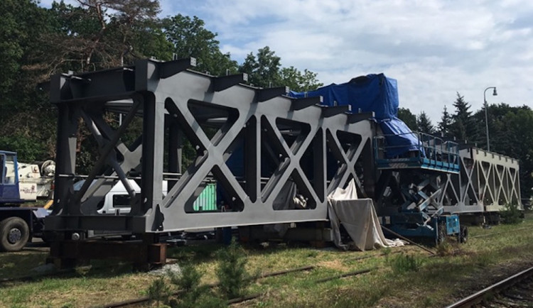 Nová konstrukce mostu.