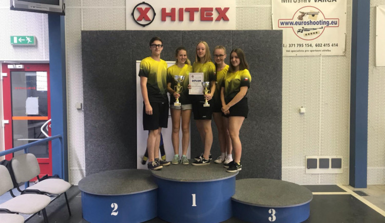 Stříbro z Českého poháru talentované mládeže vystřílela Klára Boháčková z SSK Liberec