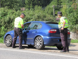 Policisté si počíhali o víkendu na řidiče.