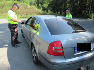 Policisté si počíhali o víkendu na řidiče.