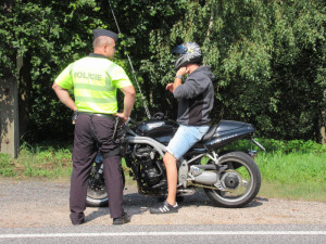 Policisté si počíhali o víkendu na řidiče.