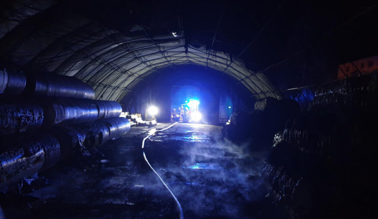 Foto z místa zásahu