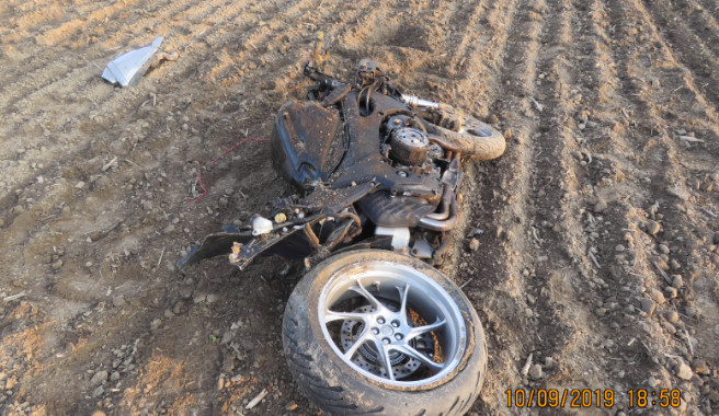 Foto z místa nehody