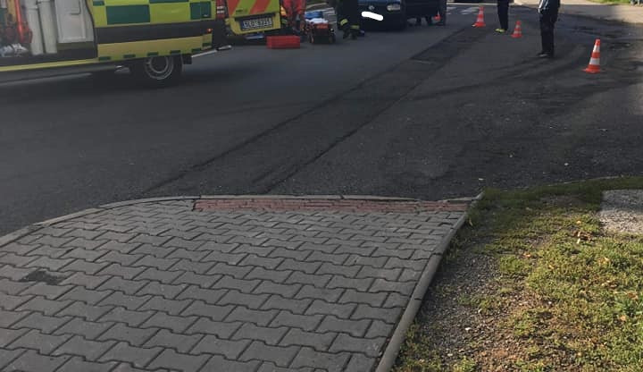 Foto z místa nehody