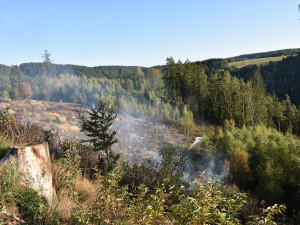 Foto z místa zásahu
