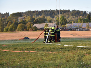 Foto z místa zásahu