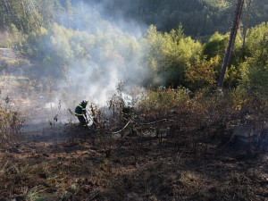 Foto z místa zásahu