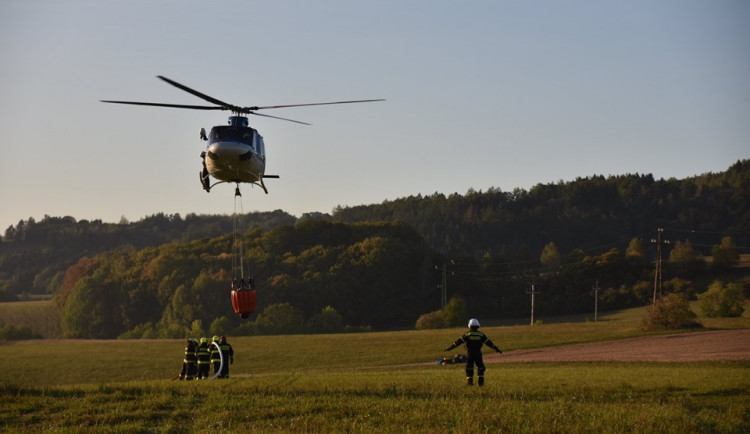 Foto z místa zásahu