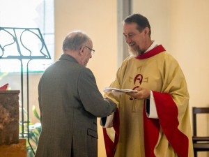 Foto z včerejší česko-německé mši.