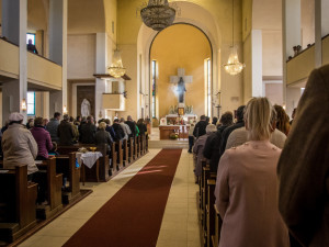 Foto z včerejší česko-německé mši.