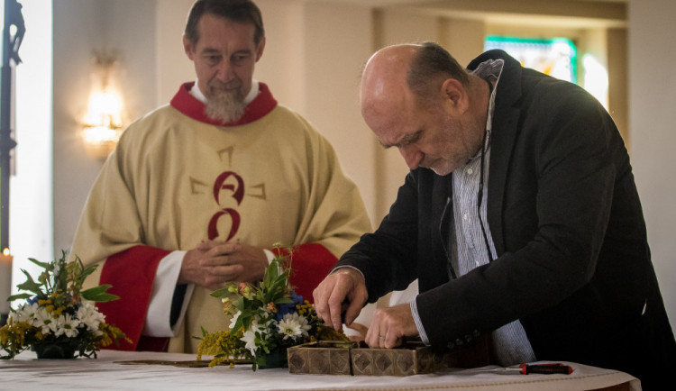 Foto z včerejší česko-německé mši.