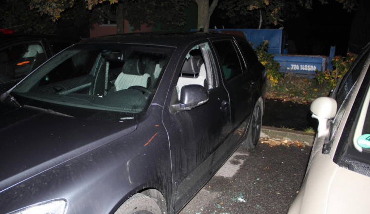 Jedno z vykradených aut.