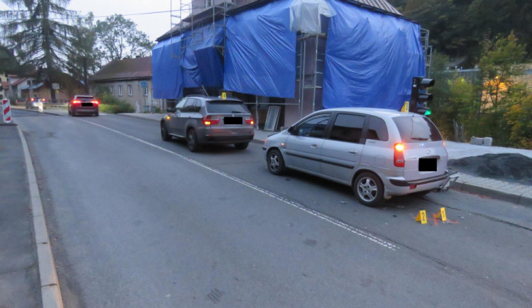 Foto z místa nehody