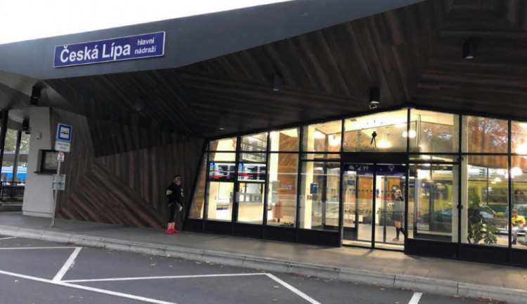Nádraží v České Lípě.