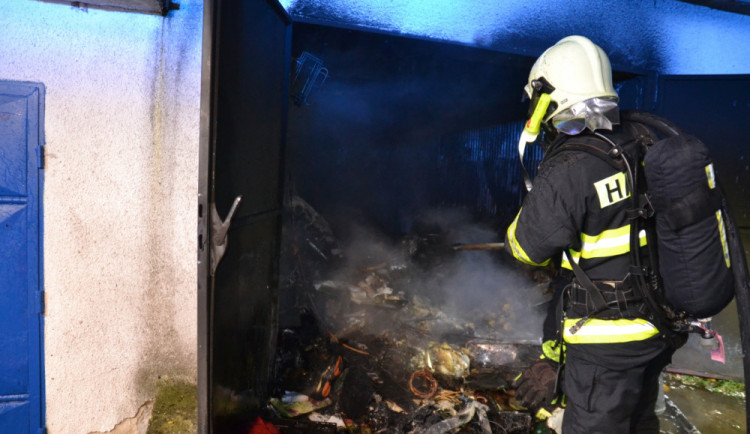 Foto z místa zásahu