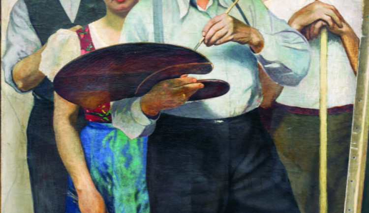 Portrét s blízkými - Paul Gebauer