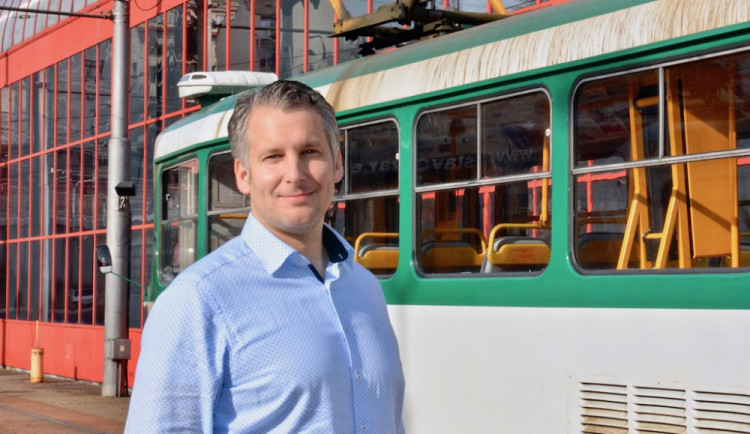 Předseda představenstva DPMLJ Michal Zděnek.