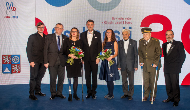 Osobnosti oceněné Poctou hejtmana 2019.