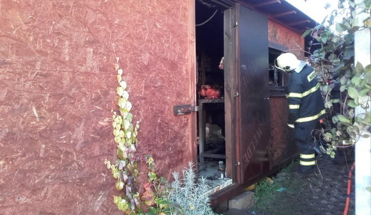 Foto z místa požáru