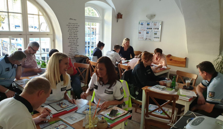 Seminář policistů.