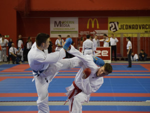 Vicemistr ČR Lukáš Cyprián (v modré)