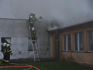 Foto z místa požáru